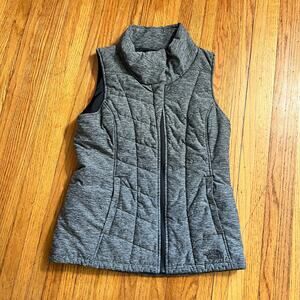 The North Face Gray Quilted Vest